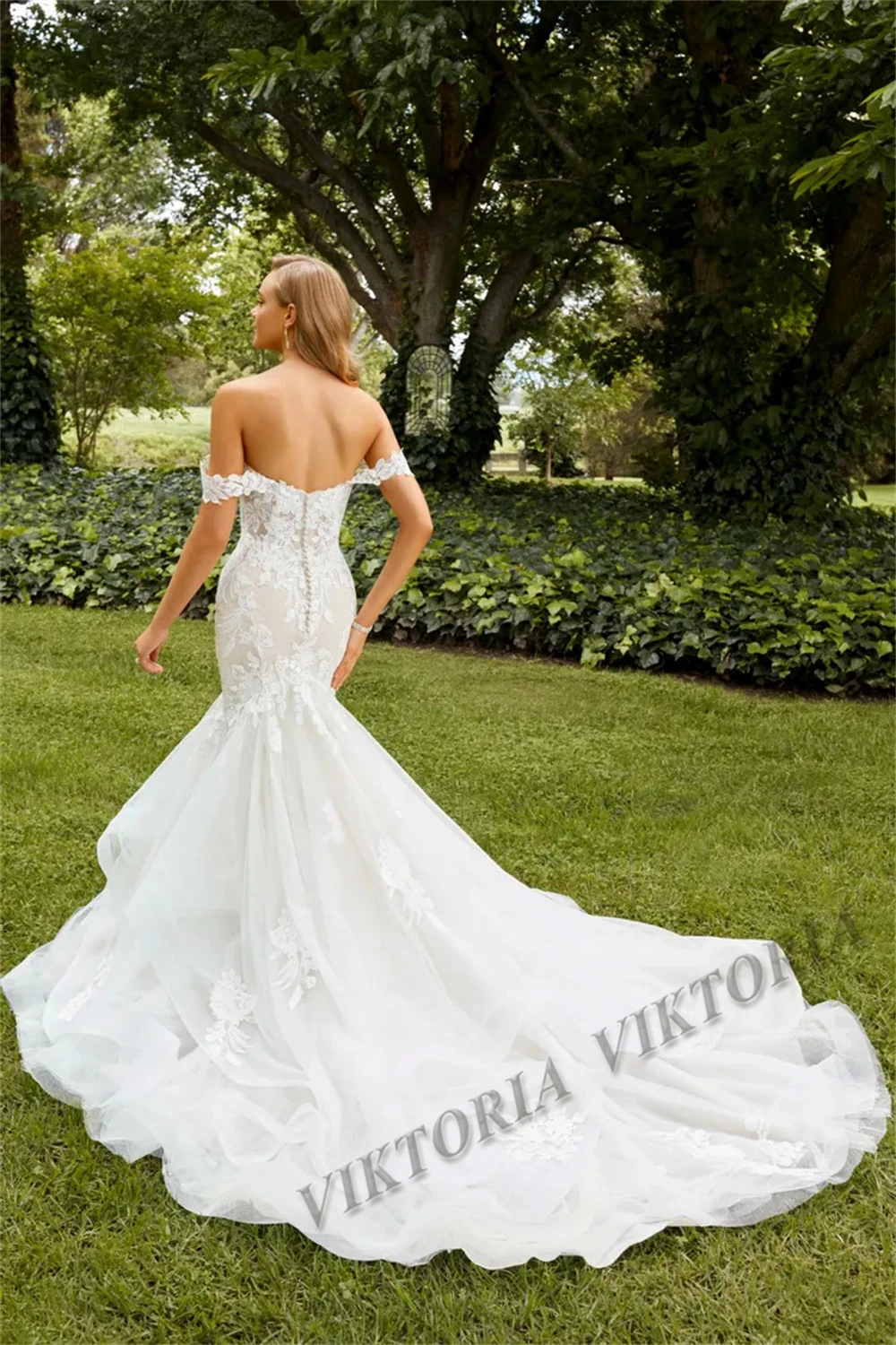 VIKTORIA 2025 Fashion Wedding Dress Off The Shoulder Sweetheart For Bride Mermaid Appliques Women Vestidos De Novia Customized