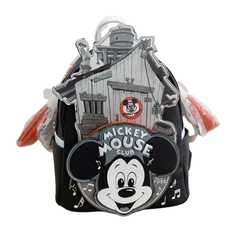 MINISO-Sac à dos en cuir PU Disney TureMouse pour femme, mini cartable pour enfants, original, château, cosplay, loisirs, voyage, 2024