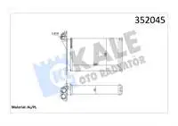 

Heater radiator for 352045