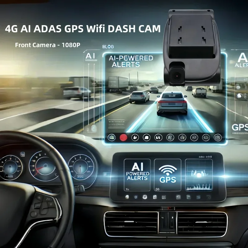 NewHot HN-8901 DVR Car Video Photo Recorder ADAS AI Dashcam 4G Dual Camera Car Black Box Wifi GPS Fleet Dash Cam Camera For Cars