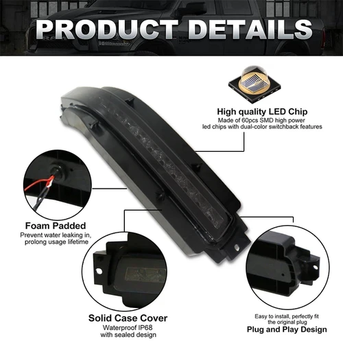 Imagen 2 del producto Luz trasera de señal de giro LED completa estilo coche, lámparas de freno para Nissan 350Z, luces traseras de parachoques inferior, luz de marcha atrás de respaldo 03-09