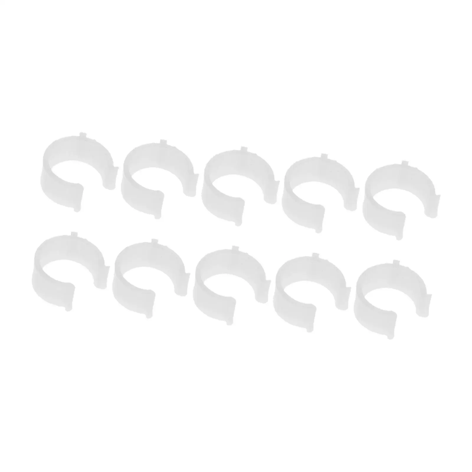10Pcs Curtain Rod Bracket Holders Anti Slip Secure Grip for Curtain Rods