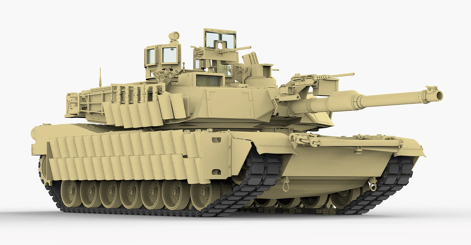 w/Fully Interior[Rye Field Model] Ryefield Model RFM RM-5026 1/35 U.S.MBT M1A2 SEP ABRAMS TUSK I / TUSK II 2in1