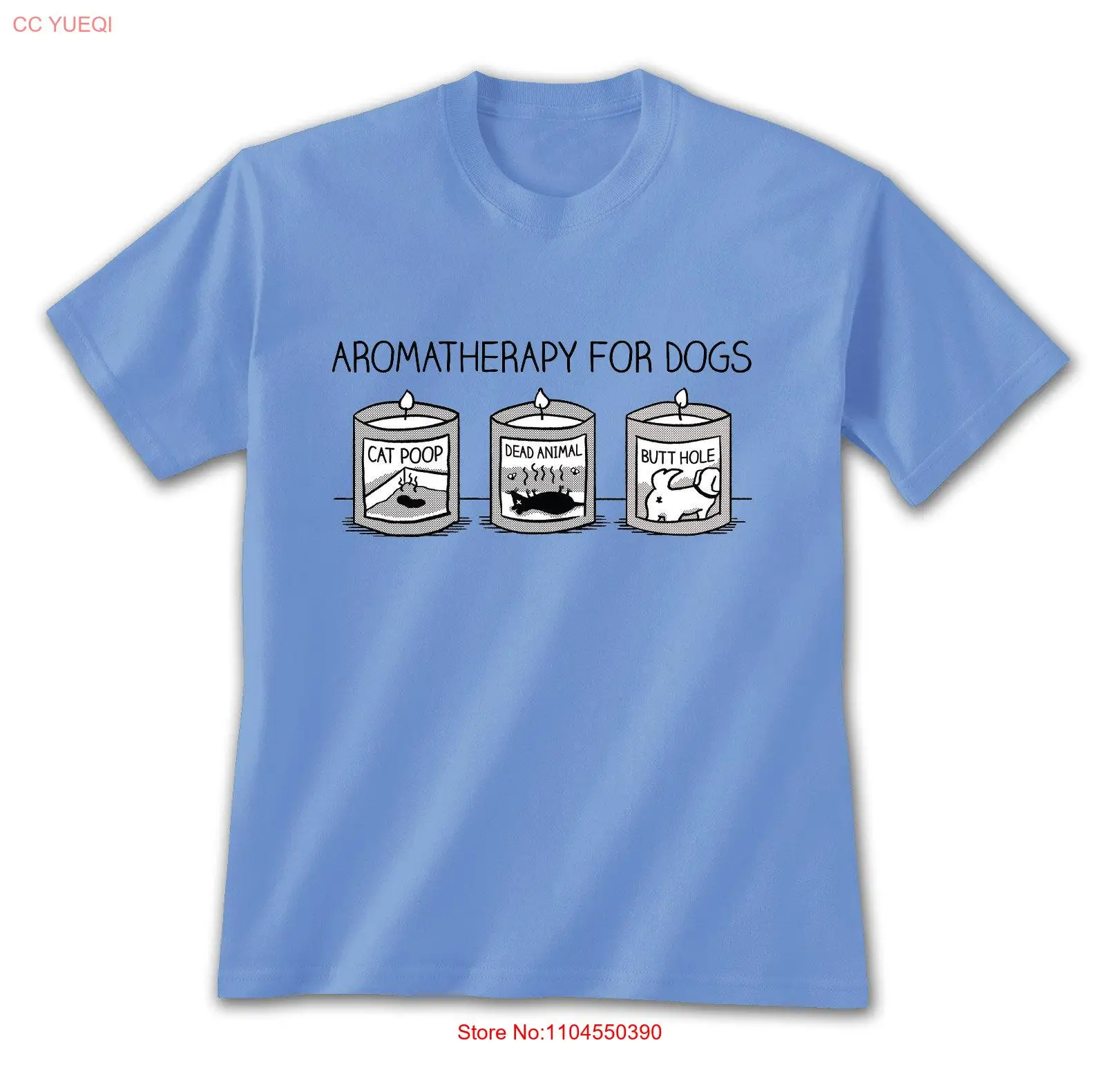 

Aromatherapy For Dogs T Shirt Funny Dog Smelly Animal Inspired Nature long or short sleeves