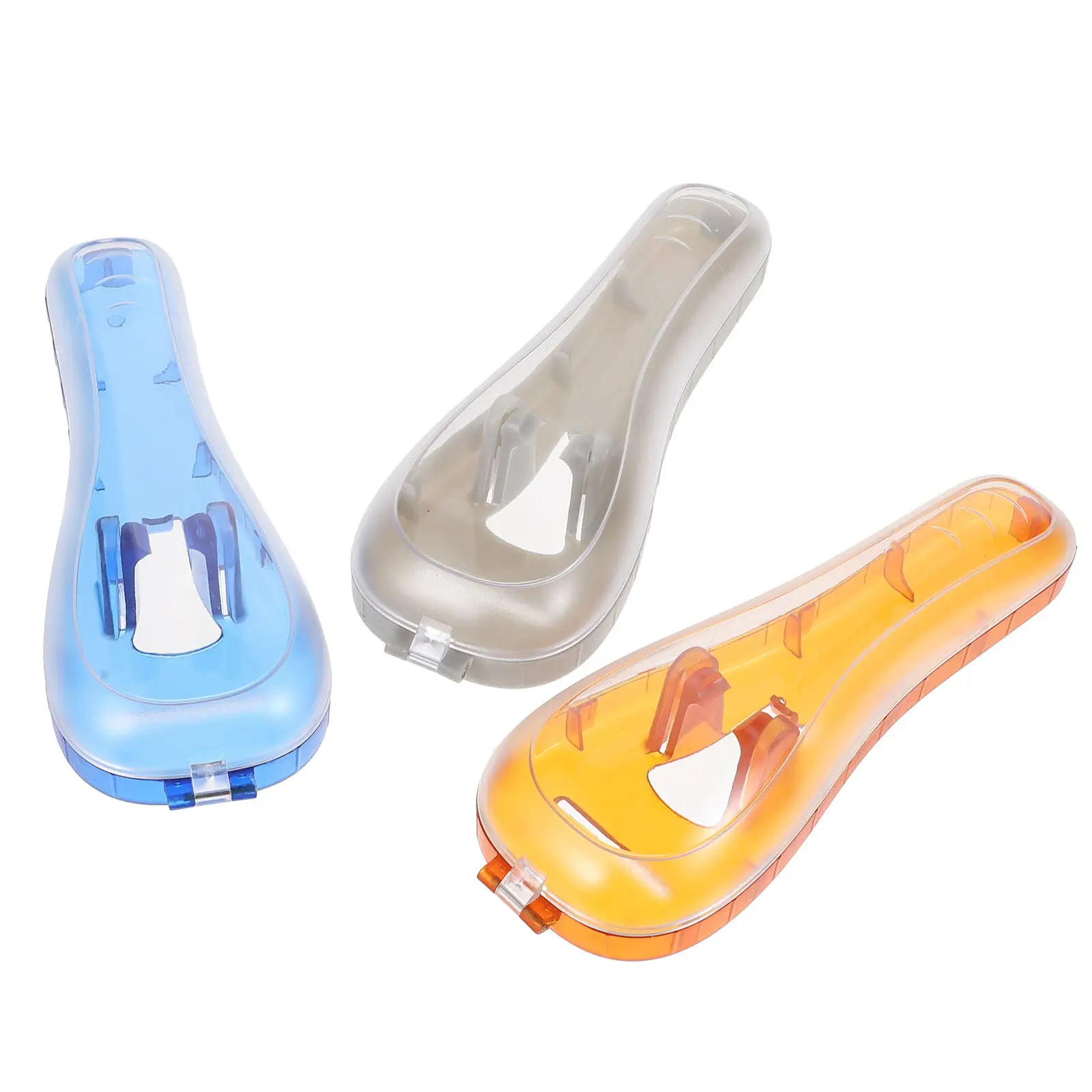 3Pcs Shaver Storage Box Razor Travel Protective Box Shockproof Anti Shock Portable Compact Men Electric Shaver Case Hygienic