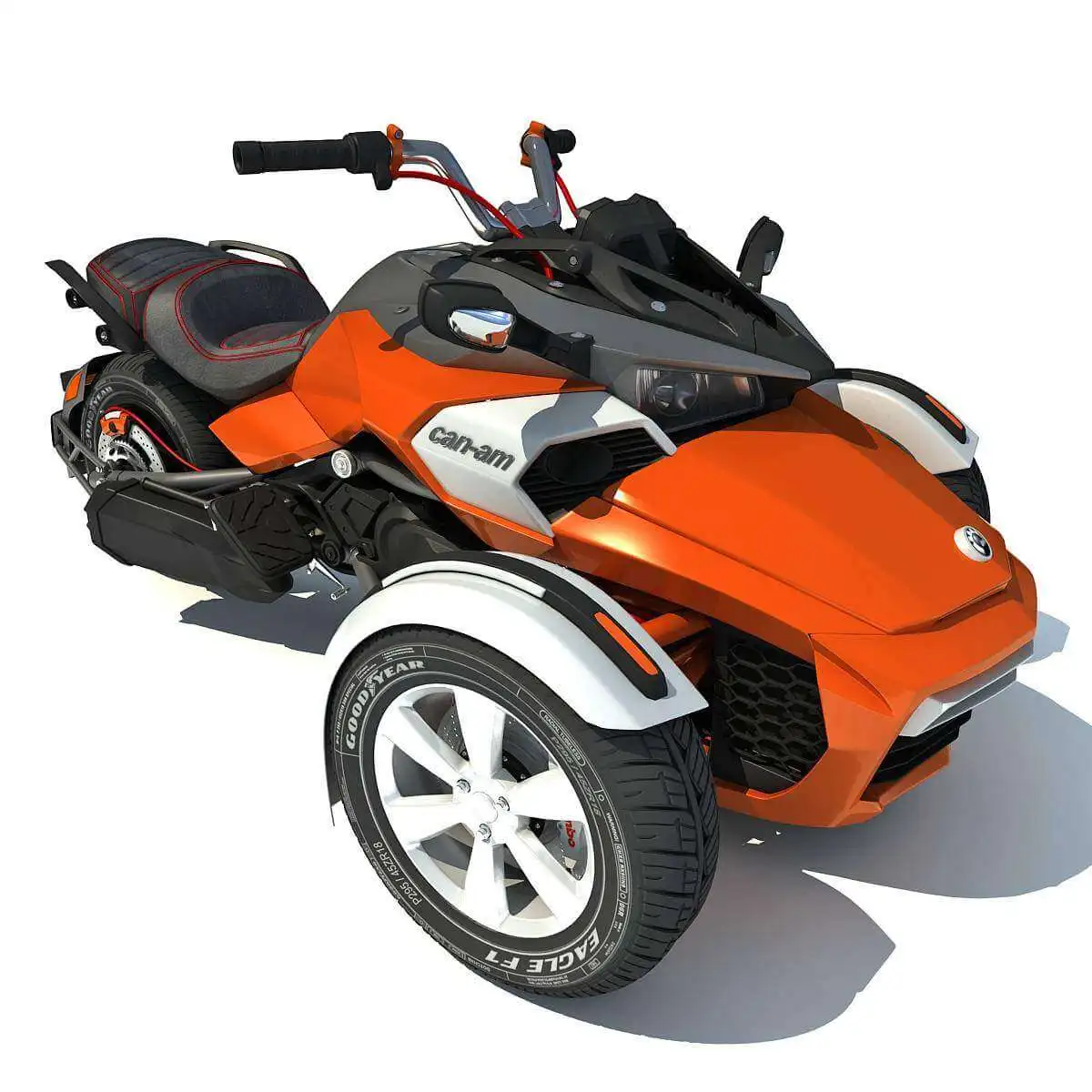 

Affordable New 2022 Can-Am Spyder F3 3D model