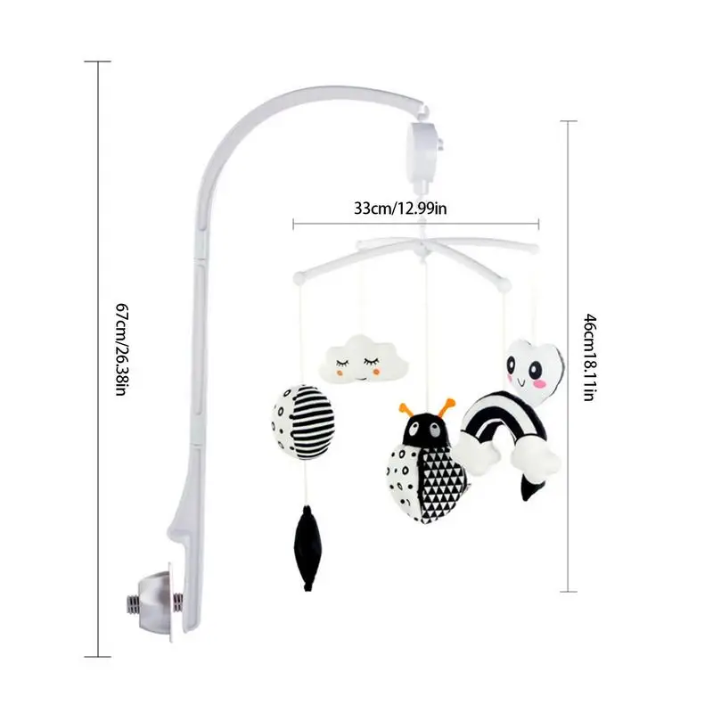 Musical Baby Krippe Mobil Kinderzimmer Dekor Hängenden Mobilen Spielzeug Für Kleinkind Baby Spielzeug 0-12 Monate Kleinkind/Neugeborenen pädagogisches Spielzeug