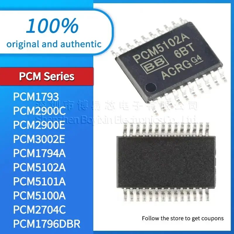 

Original genuine PCM2900C PCM2900E PCM3002E PCM1794A PCM5102A PCM5101A PCM5100A PCM2704C PCM1796DBR PCM1793