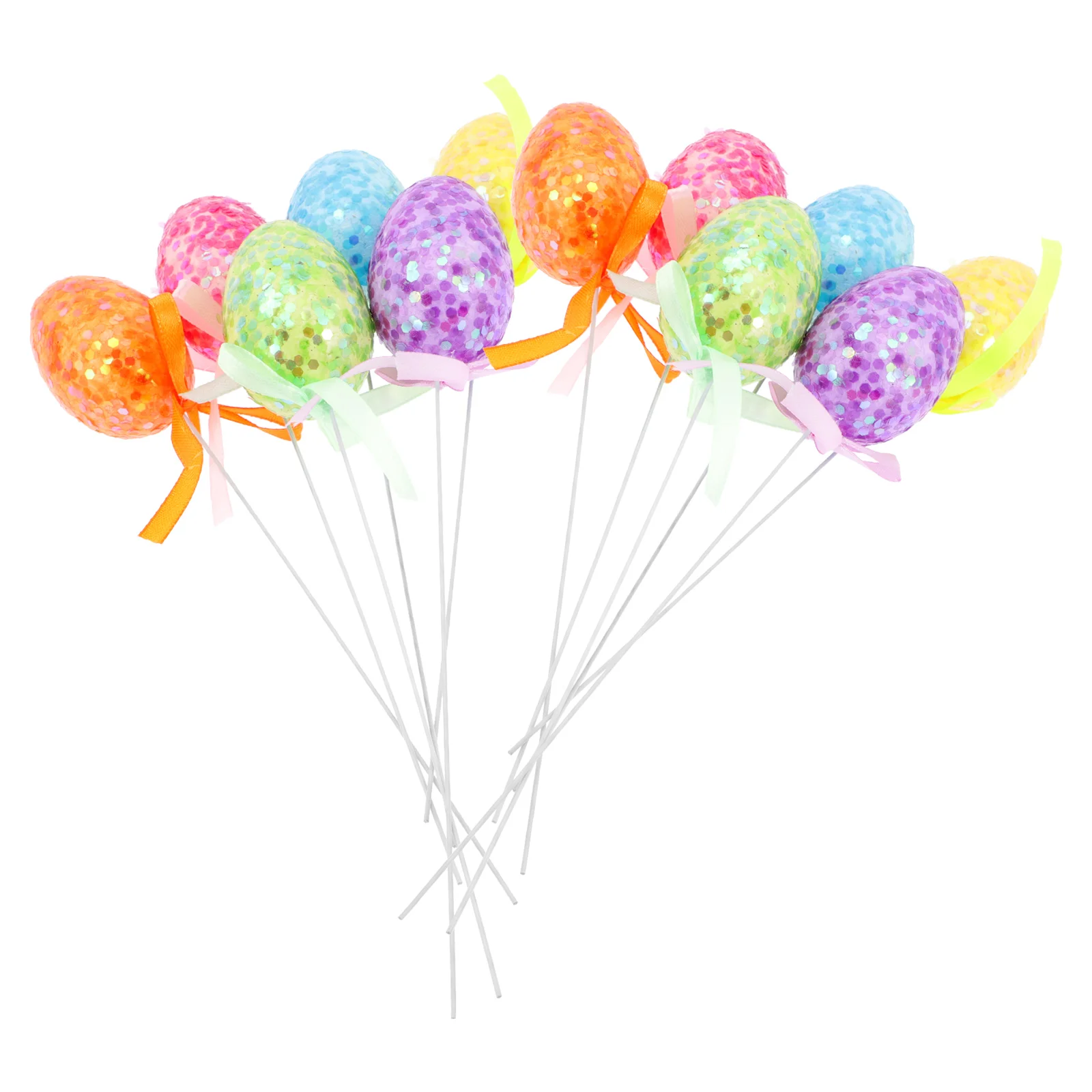 

12 Pcs Eggs Easter Flower Arrangement Vase Plugins Spring Home DIY Crafts Diy Easter Eggs Egg Ornament Holiday