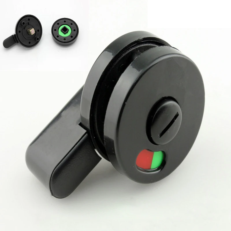 

Public Toilet Partition Hardware Bathroom Nylon Plastic Door Lock Indicator Lock Door Latch Accessories
