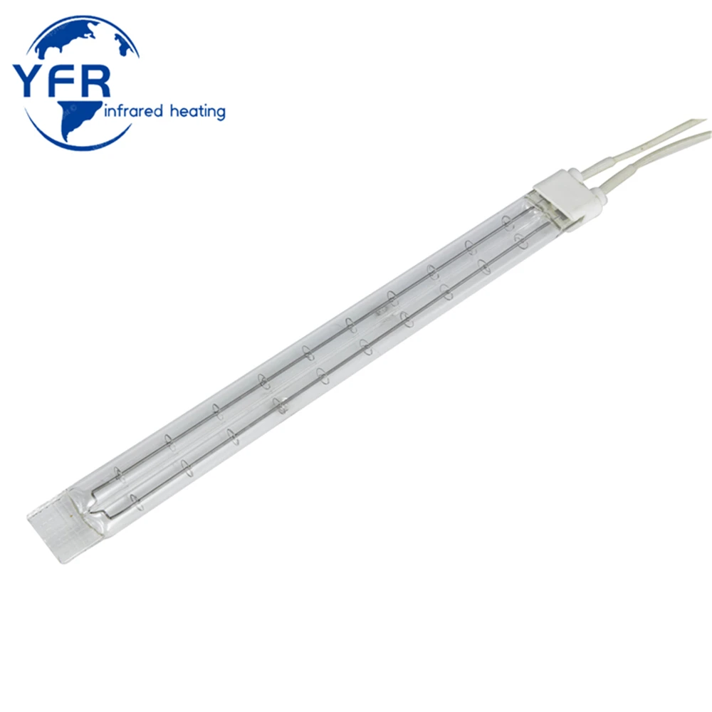 Halogen infrared heating lamp 850W 220V Suitable for food heating and industrial drying, it provides uniform heat distribution.