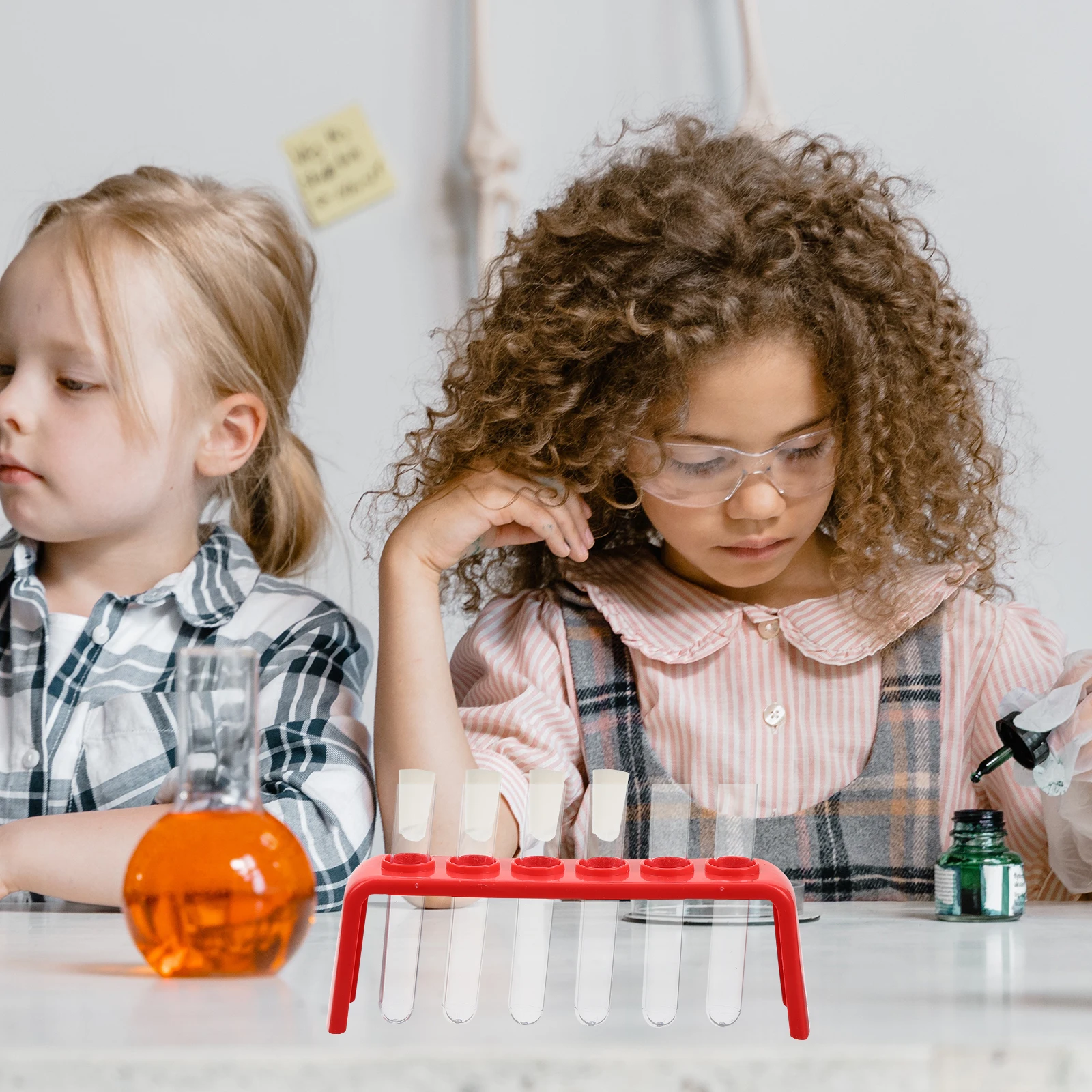 

20Pcs Test Tube Sealing Plugs Silicone Stoppers for Flask Laboratory Use Fine Workmanship Rubber Stopper with Hole