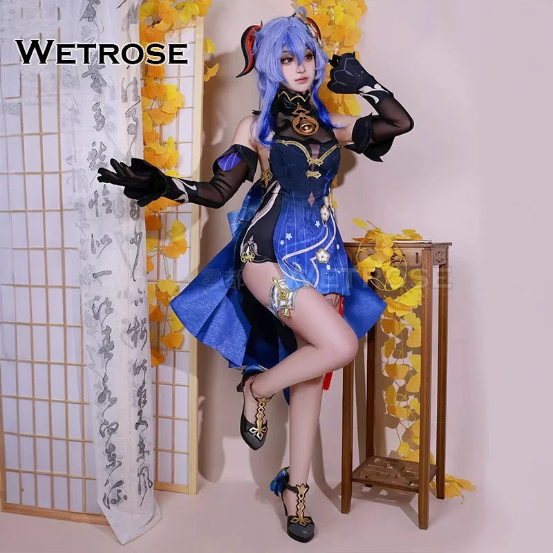 【Wetrose】Ganyu New Outfit Skin Year 2024 Cosplay Costume Genshin Impact Twilight Blossom Gan Yu Full Set Wig Liyue Lantern Rite