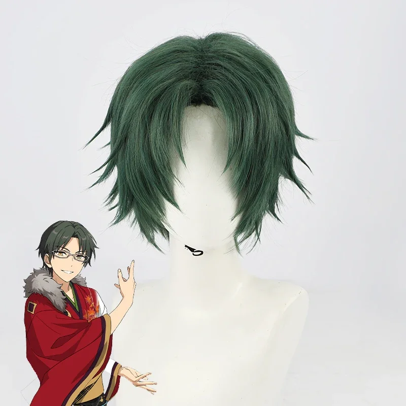 2 Colors Anime IS Ensemble Stars Hasumi Keito Cosplay Wig Short Heat Resistant Synthetic Hair Carnival Halloween Party