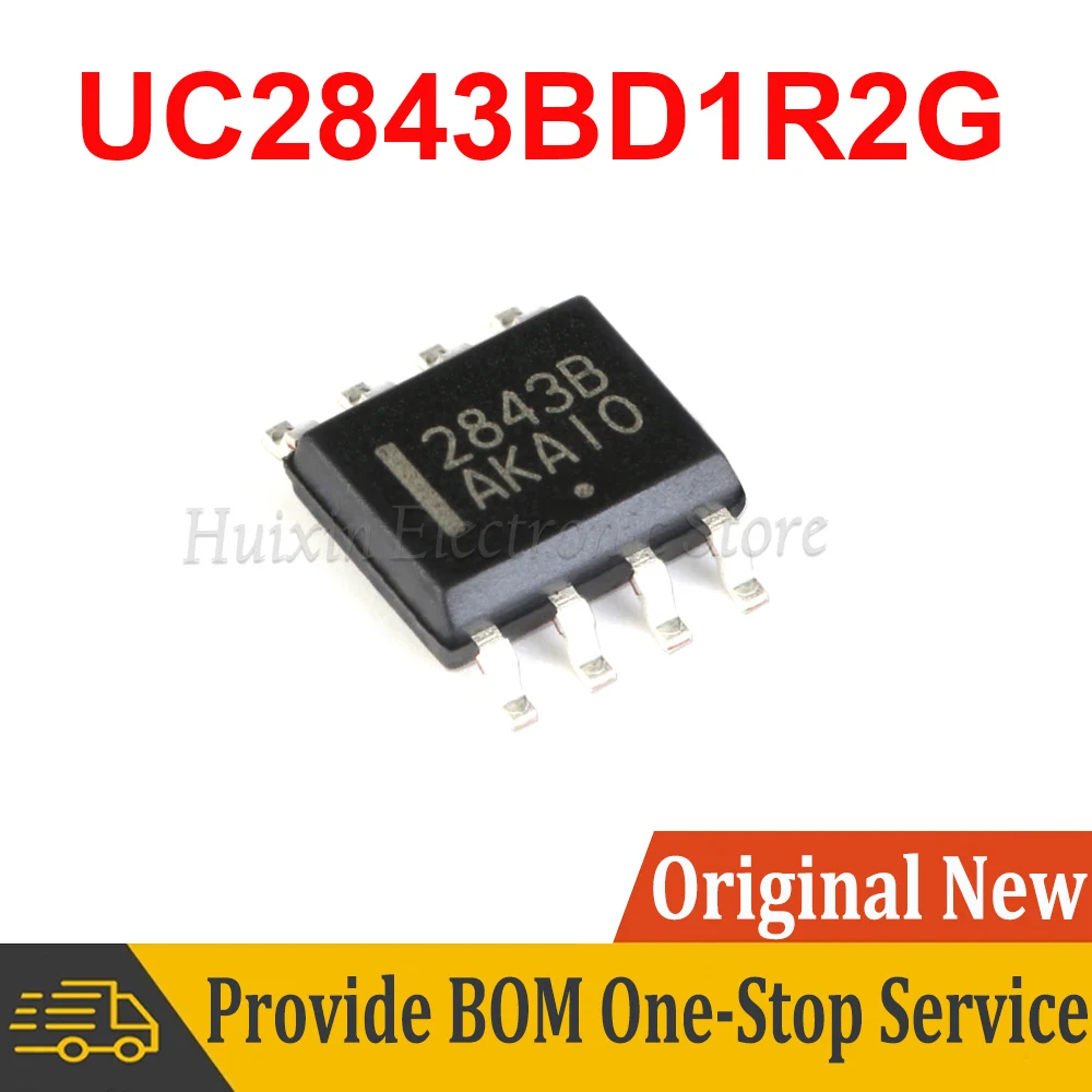 5pcs UC2843BD1R2G UC2843 SOP8 2843B UC2843B SOP SMD New and Original IC Chipset