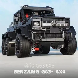 High-Tech APP Motor RC off-road 6X6 LAND Model MOC Building Blocks 1:8 CRUISER Cars Toys for Boy Enthusiast Gifts 3300Pcs