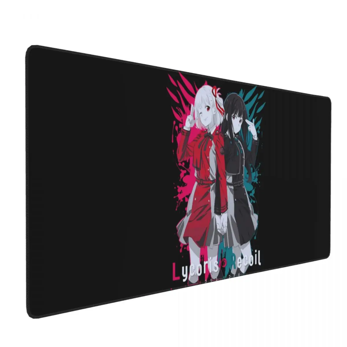Large Mouse Pad Anime Lycoris Recoil Gamer PC Laptop Mats Keyboard Carpet Computer Gaming Office Accessories Desk Mat