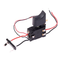 DC7.2-24V Electric Drill Switch Cordless Drill Speed Control Button Trigger Switch With Small Light Power Tool Parts