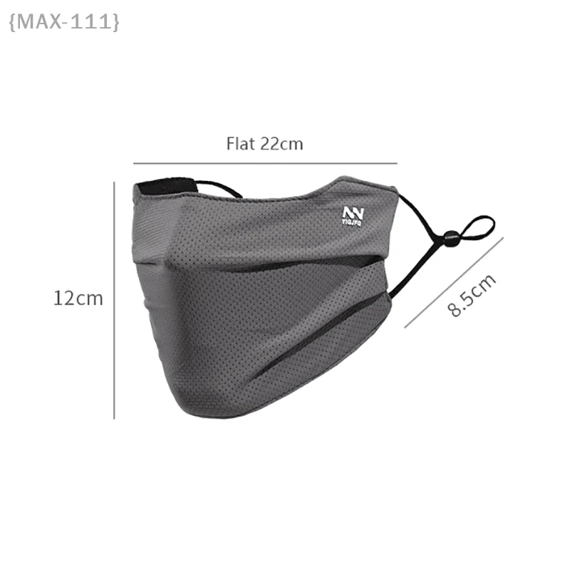 قناع وجه صيفي مسامي للرجال - تصميم ماص للرطوبة وقابل للتعديل، حماية من الأشعة فوق البنفسجية قابلة للغسل لراحة طوال اليوم