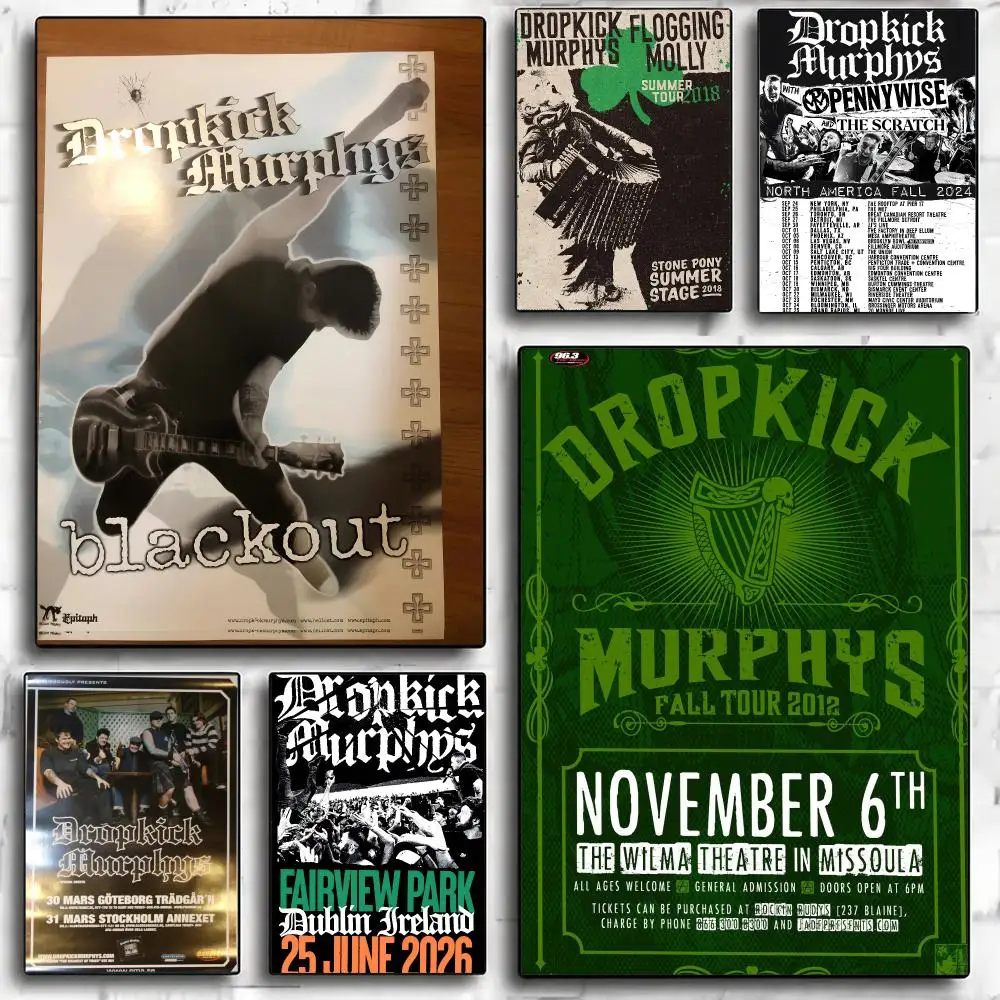 band D-Dropkick Murphys-S Painting Calligraphy Nature Inspired Artwork for Living Room  Home Decoration