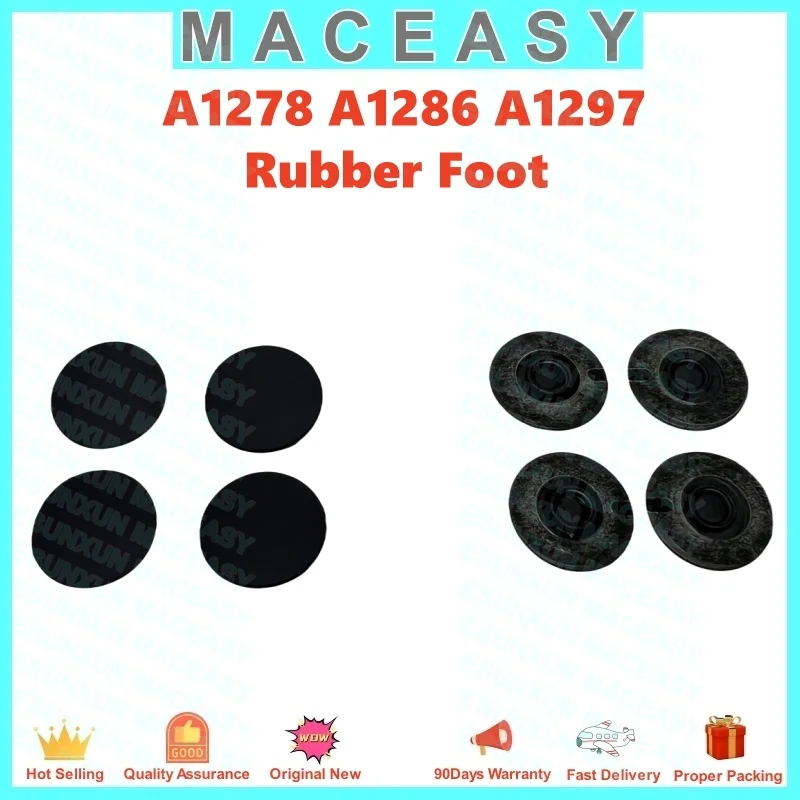 MacBook Air Pro Laptop Bottom Case Rubber Feet 4Pcs for A2442 A2485 A2681 A2941 A1502 A1398 A2338 A2337 A1706 A1707 A1466 A1286 image 3