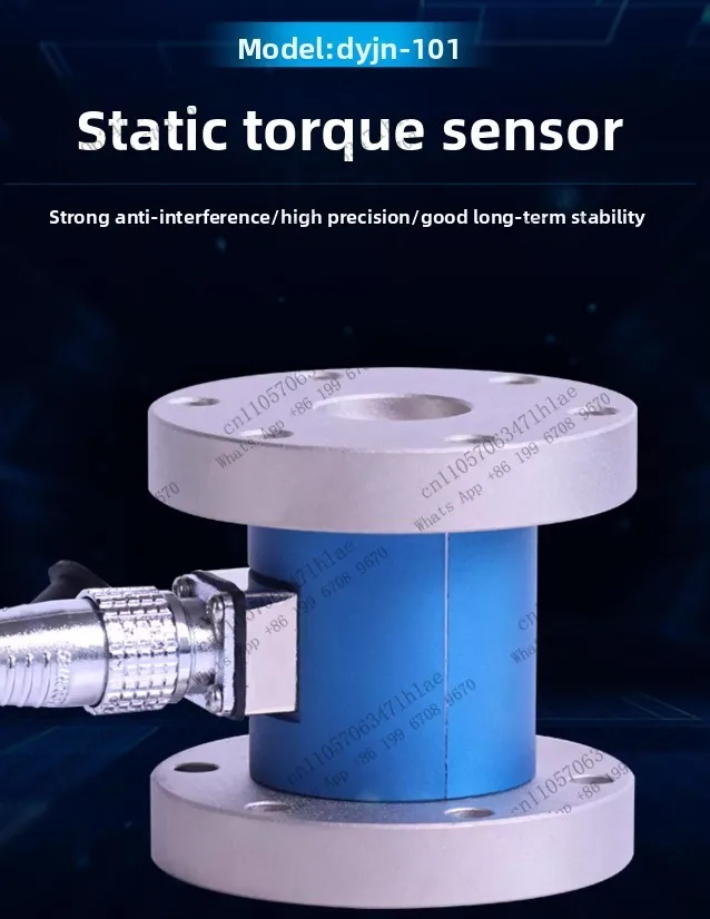 Static Torque Sensor Double Flange Torque Tester High Precision Large Range 101