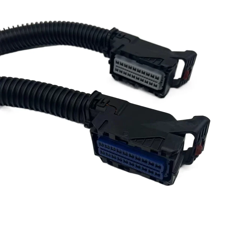 80 pin full line black and gray ECU computer connection plug, suitable for Chinese heavy-duty trucks and XCMG cranes