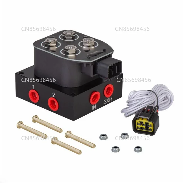 

Universal Auto Air Ride Suspension Electronic Control System with Solenoid Valve KIT W/ Height /Remote