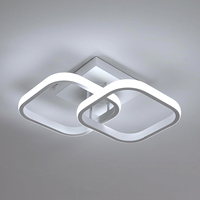 LED Ceiling Light 30W,Modern Square LED Ceiling Lamp 35 cm,6500K Cool White Light Ceiling Light for Kitchen,Dining Room