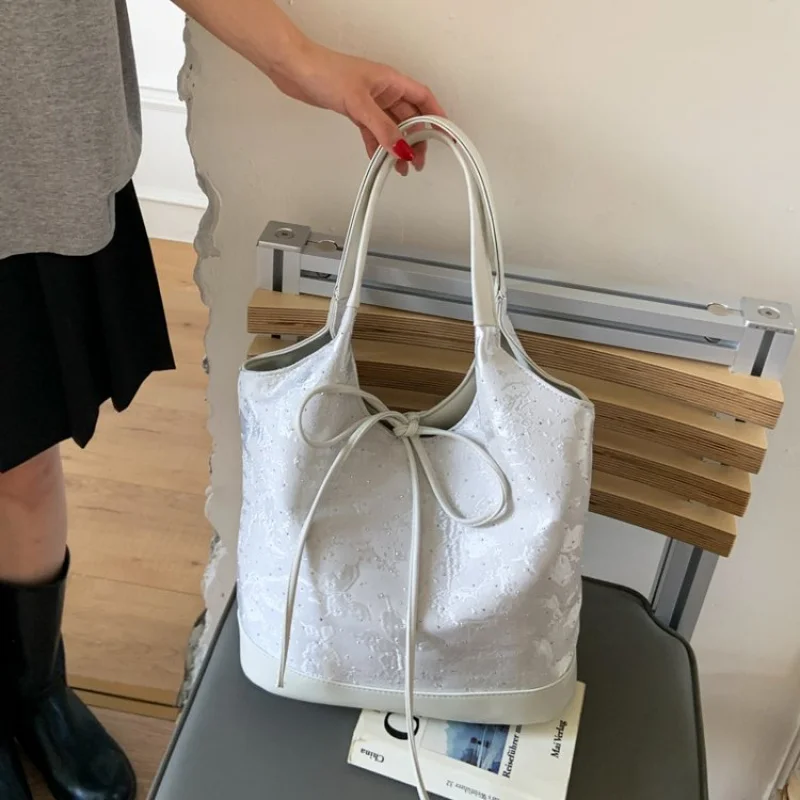 

Fashionable Leather Women's Handbag High-End Luxury Brand Trendy Design Casual Vintage Daily Commuter Bag