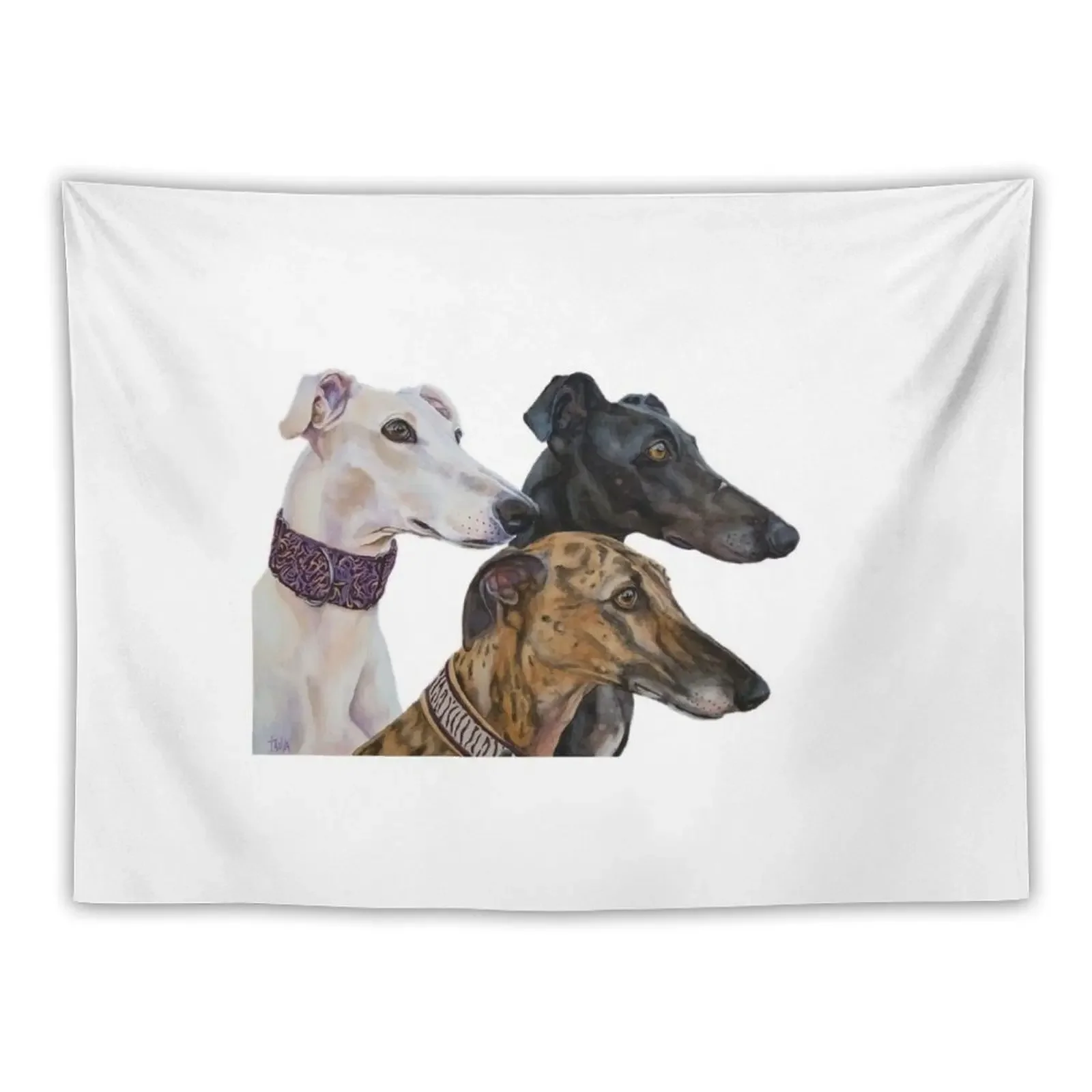 

Greyhounds - Galgos Tapestry Decoration For Rooms Wall Carpet Nordic Home Decor Kawaii Room Decor Tapestry