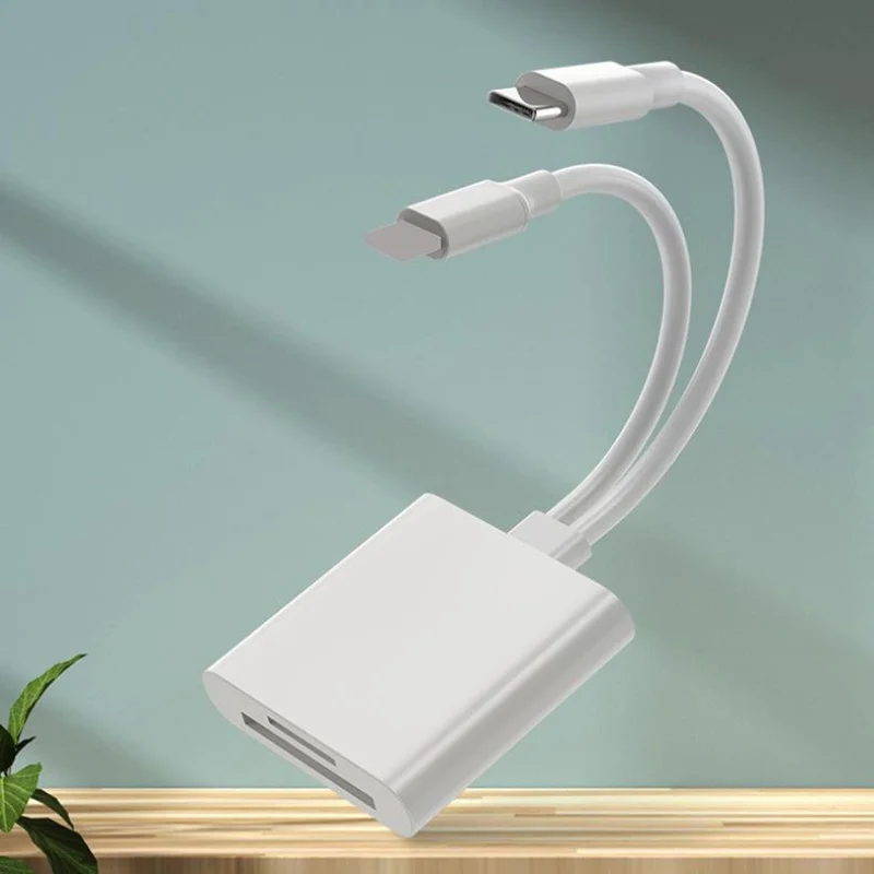 قارئ بطاقات متعدد الوظائف مزدوج الخط، قارئ بطاقات من نوع TF/SD يدعم واجهات الأجهزة المتعددة