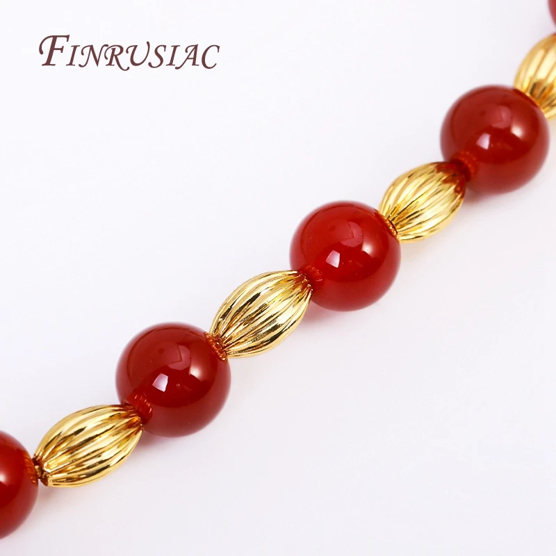 8mmX5mm 18K Gold Plated Oval Beads, Spacer beads, Striped Melon Bead For Jewelry Making Supplies Wholesale