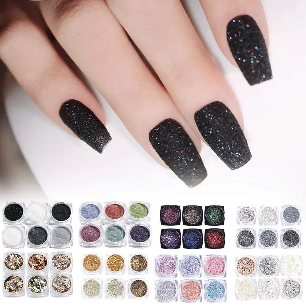 

New Mirror Glitter Nail Pigment Dust Power Pearl White Glitter Art Nail Tool Decorations Rubbing Powder Nail A6I8