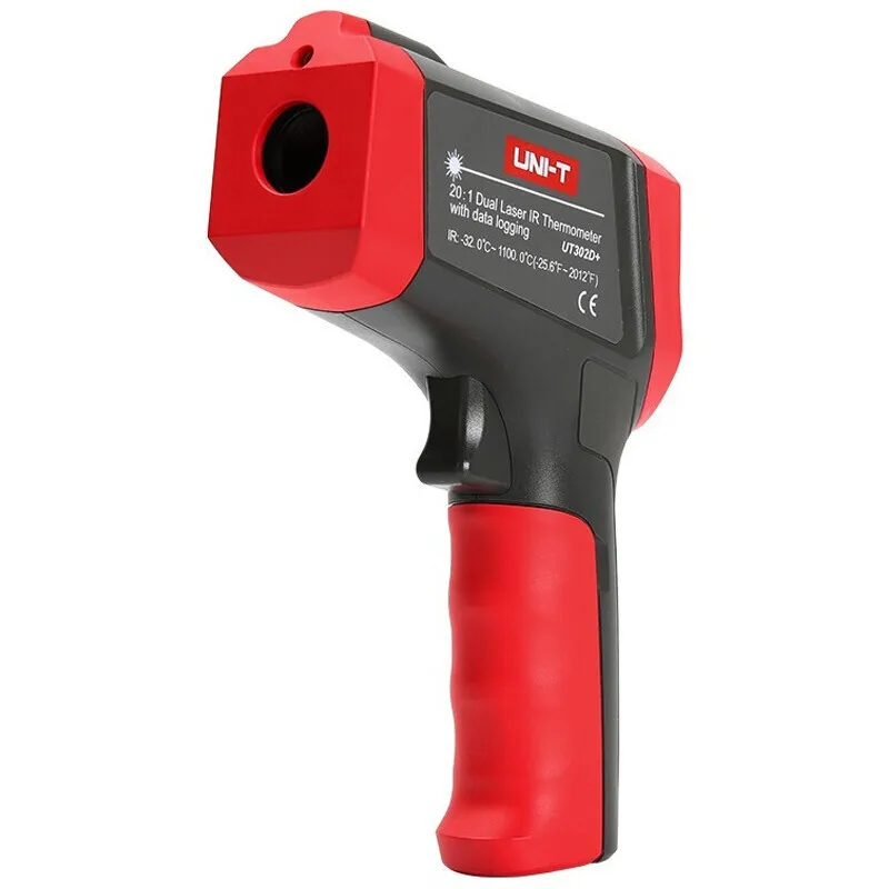 UNI-T UT302D+ Non-Contact Temperature Meter Digital Laser Thermometer Gun LCD Backlight Pyrometer