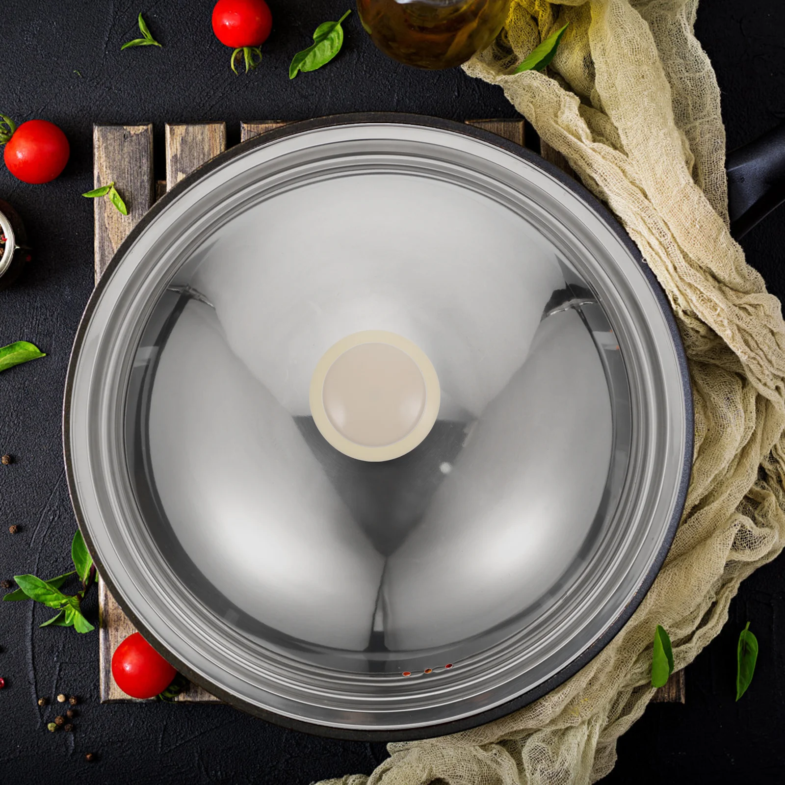 

6Pcs Compact Pot Lid Knobs Heat Resistant Plastic Handles for Cookware Replacement Universal Fit Kitchen Lid Accessories