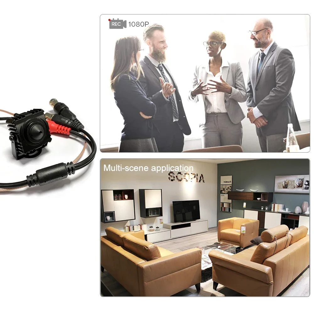 6-In-1 Mini Camera 1080P 3.6Mm Lens Videobewaking En Camera Met Sensor Sdi/Ahd/Cvi/Tvi/Analoge Beveiligingscamera