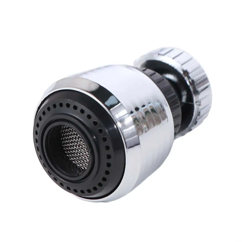 

360° Rotating Kitchen Faucet Aerator Dual-mode Spray Water Saver Pressurized Faucet Head Stainless Steel Filter Nozzle