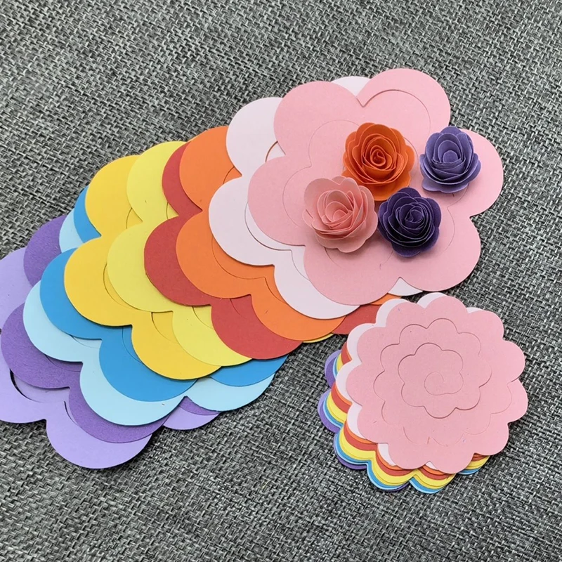 20/40 قطعة شرائط الورق الوردي اللف الملونة اليدوية اوريغامي DIY بها بنفسك الفن ورق الحرف الزهور تزيين الهدايا اللون اوريغامي ZYF #3