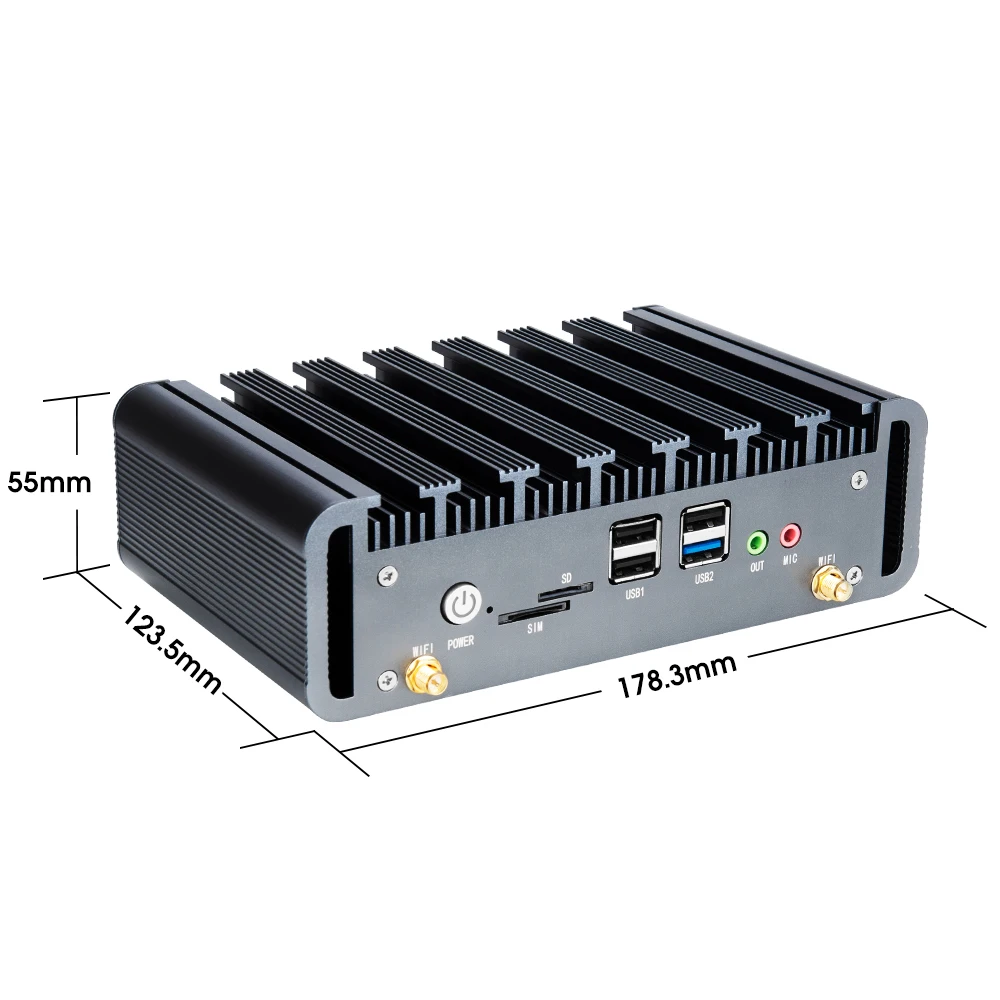 SZMZ Mini PC Core i3 i5 i7 procesor J1900 DDR3 4G/8G/16G RAM 256GB SSD Windows 10/11 Linux komputer dla graczy do gier na komputer stacjonarny