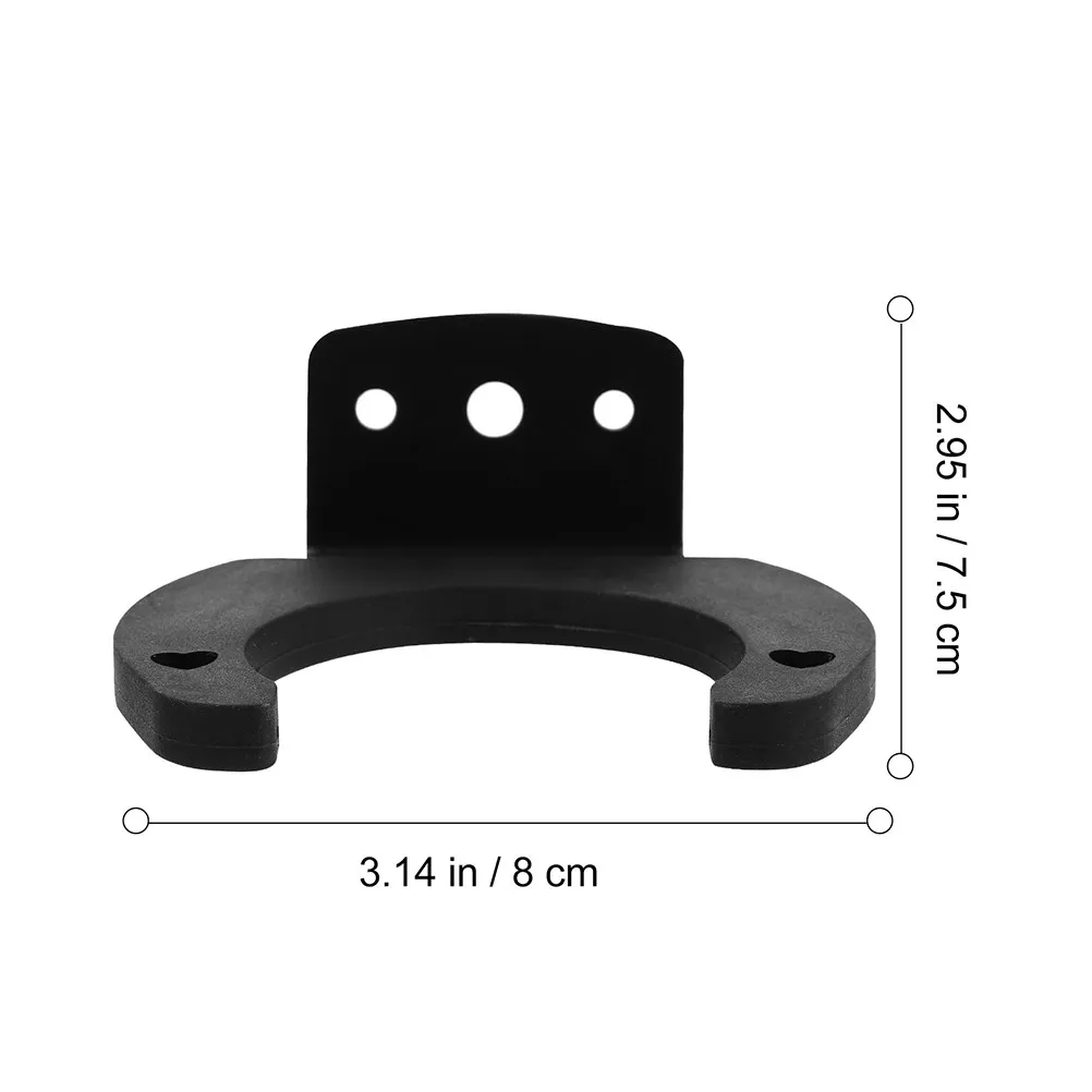 Microphone Wall Mount Hook Holder Universal Wireless Microphone Stand Wall Mounted Mic Hanger with Soft Silicone Lining Anti