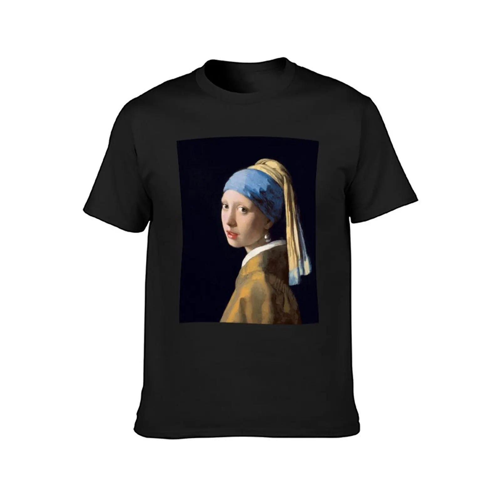 Girl with a Pearl Earring by Johannes Vermeer (1665) T-Shirt plus size clothes Blouse cute clothes T-shirt men