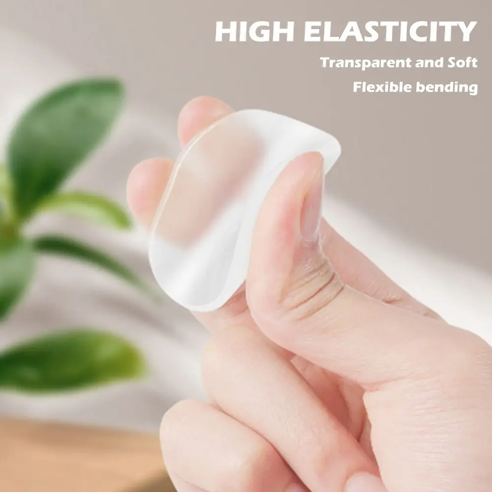 Modern PVC Door Stopper Mute Self Adhesive Wall Protector Anti-collision Door Handle Bumper Home Decoration