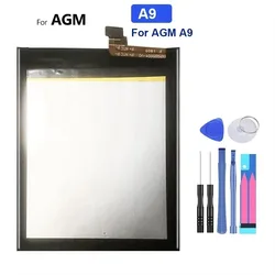 For AGM A9 Mobile Phone Rechargeable Batteries With Free Tools, 5400Mah Battery, A 9