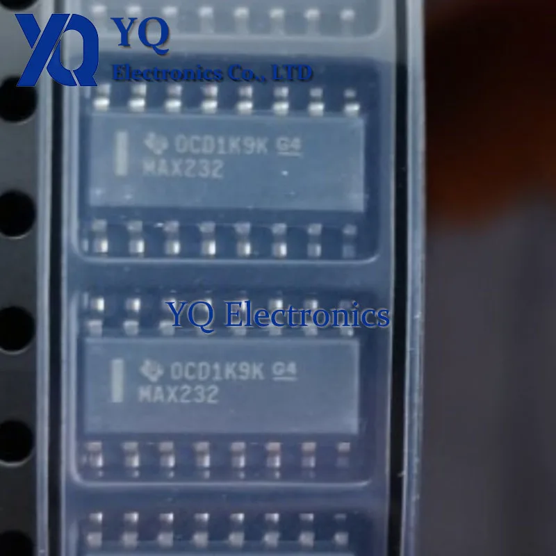 10PCS/lot New OriginaI MAX232DR SOP-16+5V Powered Multi Channel RS-232 Driver/Receiver