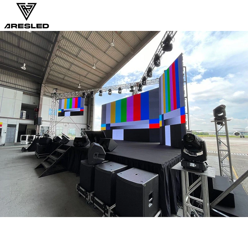 屋外P2.5広告用デジタルLEDディスプレイスクリーン、金属製教会TVビデオウォール（教会・店舗広報用）