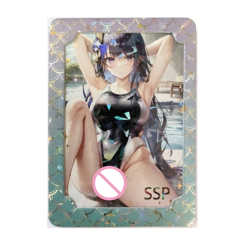 Anime Goddess Story Rare SSP reints Flash Cards Barbara Jean Kamisato Ayaka Toys for boys carte da collezione regali di compleanno