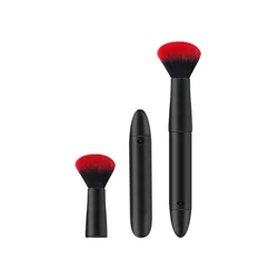 Electric Loose Powder Brush Quick Makeup Brush Blush 10 Gears Vibration Rechargeable Multifunctional   Makeup Brush Tools