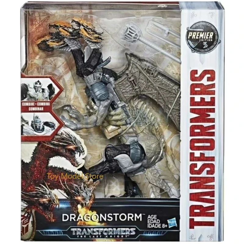 In Stock Transformers Movie 5 American Version of TLK Leade DRAGONSTORM Collect Figure Anime Robot Anime Action Models Kid Gifts