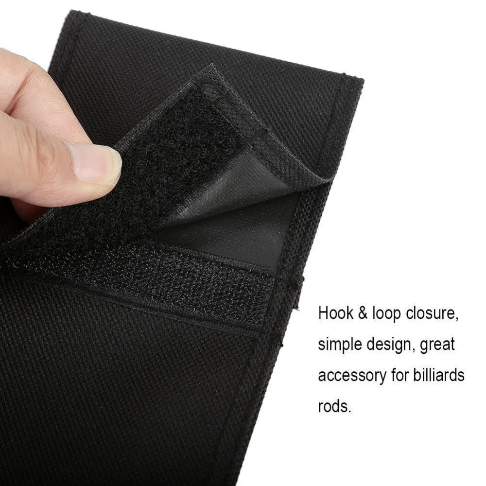 High Quality Black Pool Cue Bag Convenient To Carry Soft Deluxe Snooker Simple Design Pool Cue Case